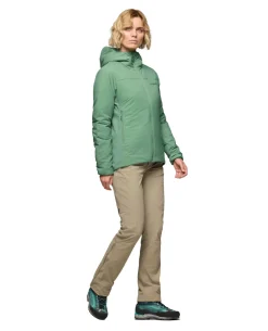 Norröna Women femund thermo60 Zip Hood - Dark Ivy