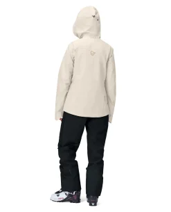 Norröna Women Lofoten Gore-Tex Insulated Jacket - Oatmeal