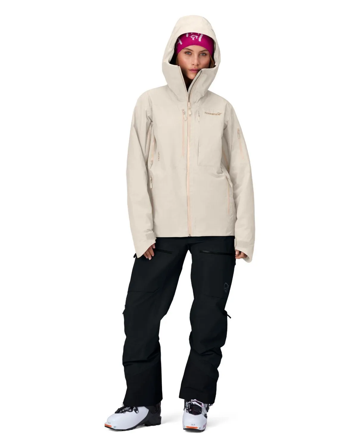 Norröna Women Lofoten Gore-Tex Insulated Jacket - Oatmeal