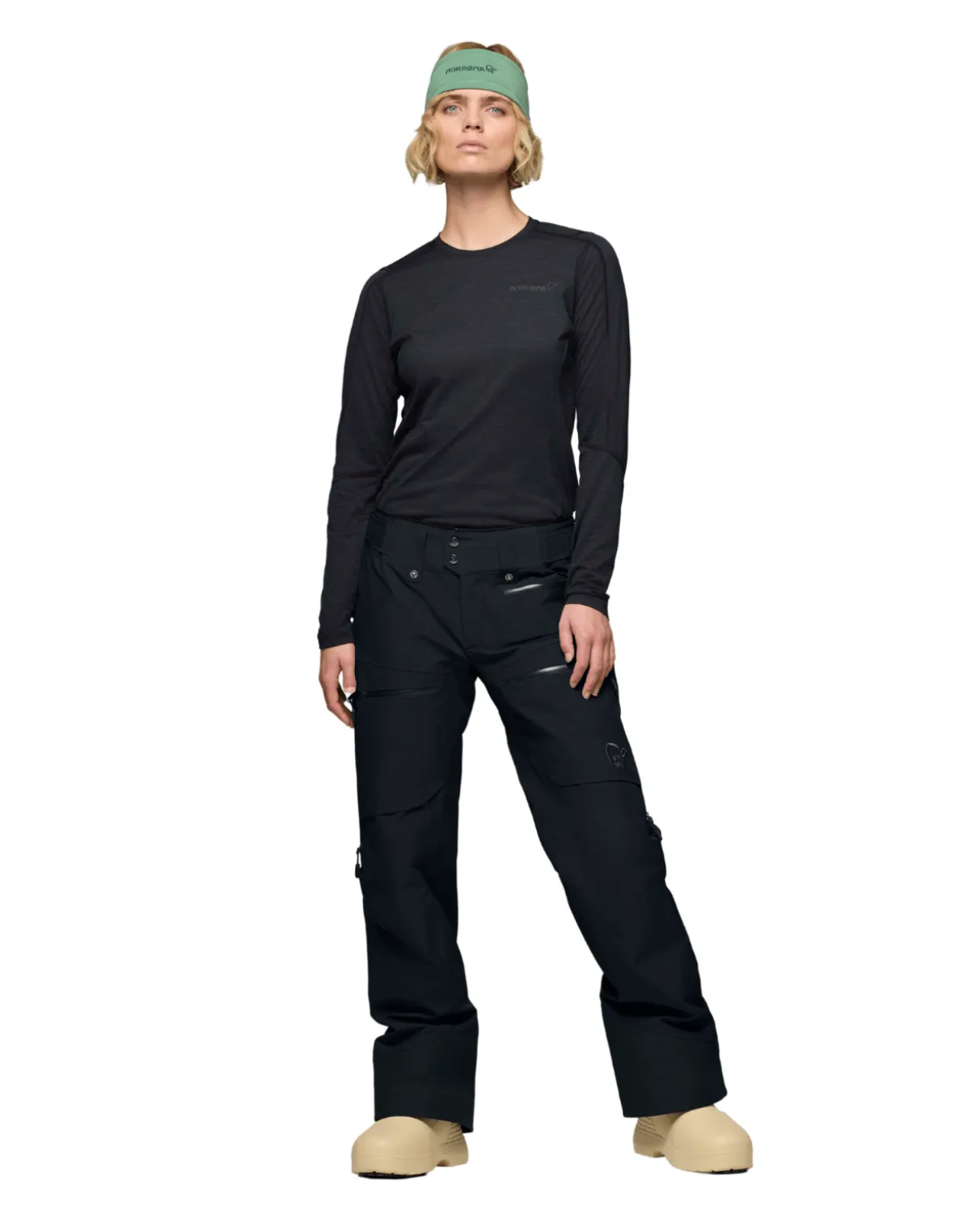 Norröna Women lofoten Gore-Tex Insulated Pants - Caviar Black