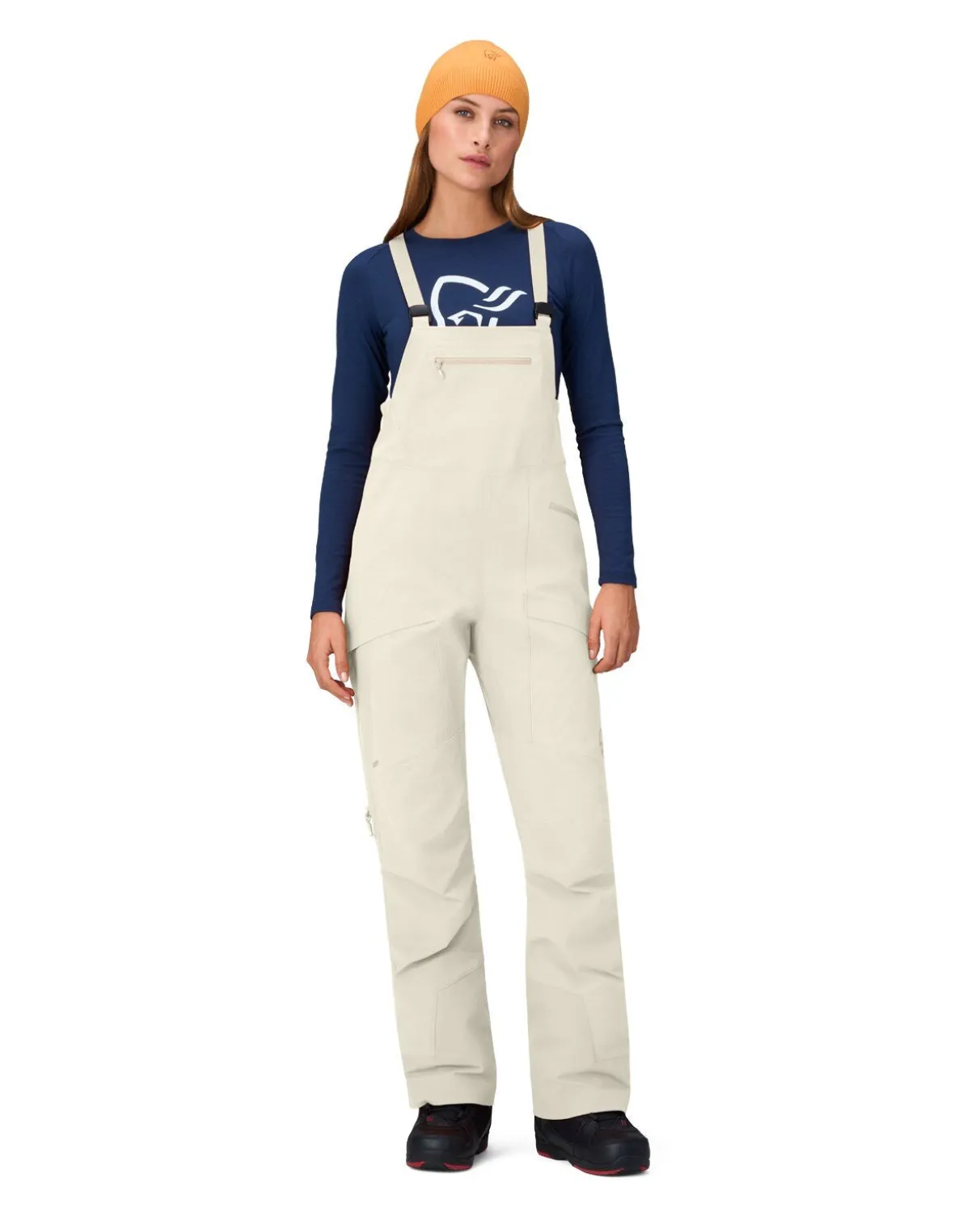 Norröna Women Møre Flex1 Bib – Oatmeal