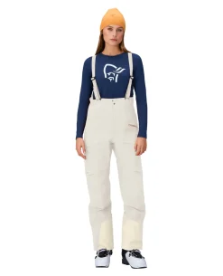 Norröna Women Møre Gore-Tex Salopette - Oatmeal