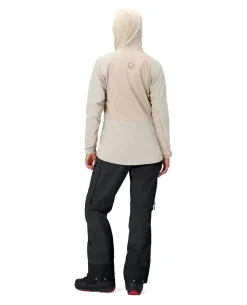Norröna Women Møre Octa Zip Hood – Oatmeal
