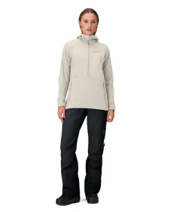 Norröna Women Møre Octa Zip Hood – Oatmeal