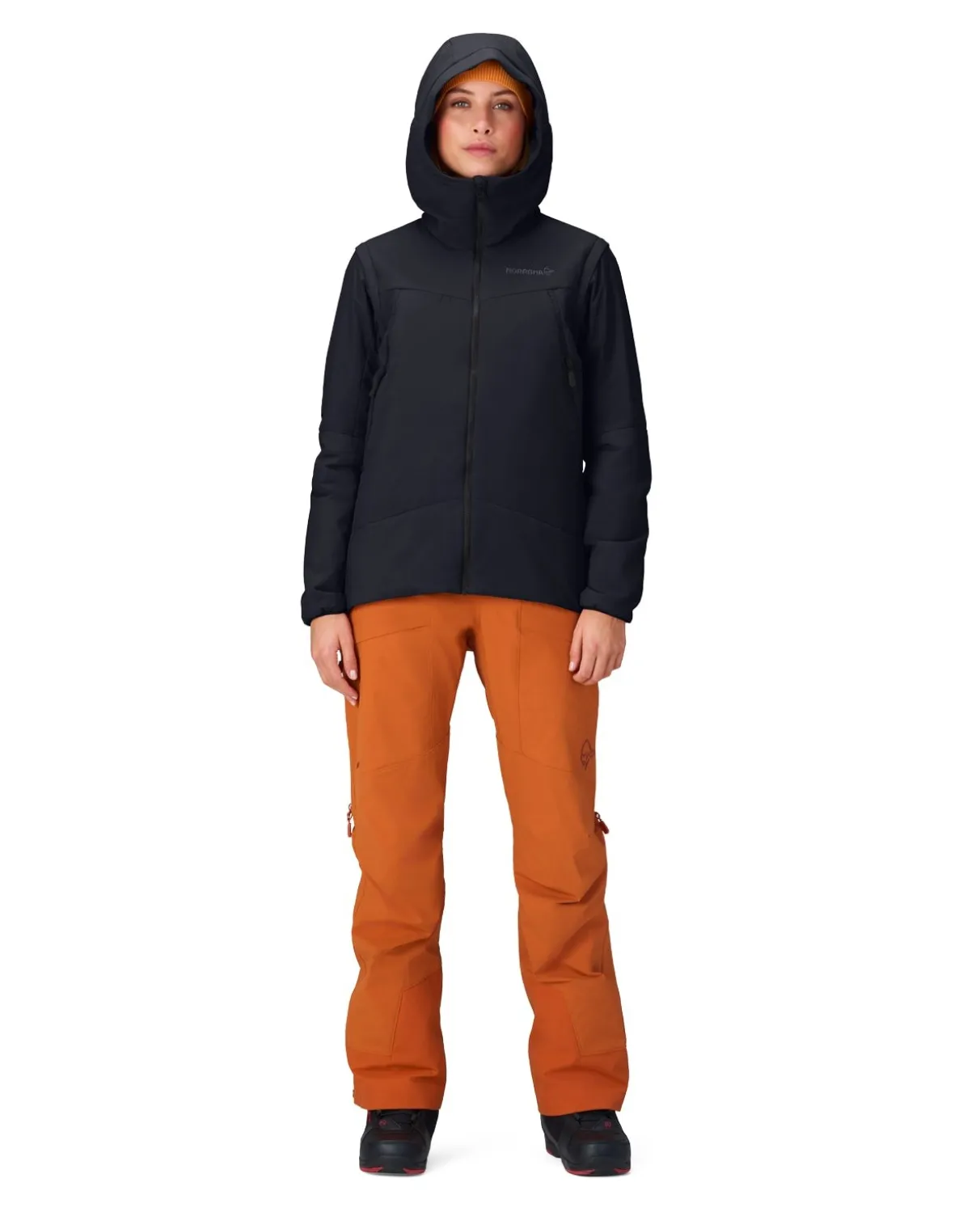 Norröna Women Møre Thermo60 Aero200 Jacket – Caviar Black