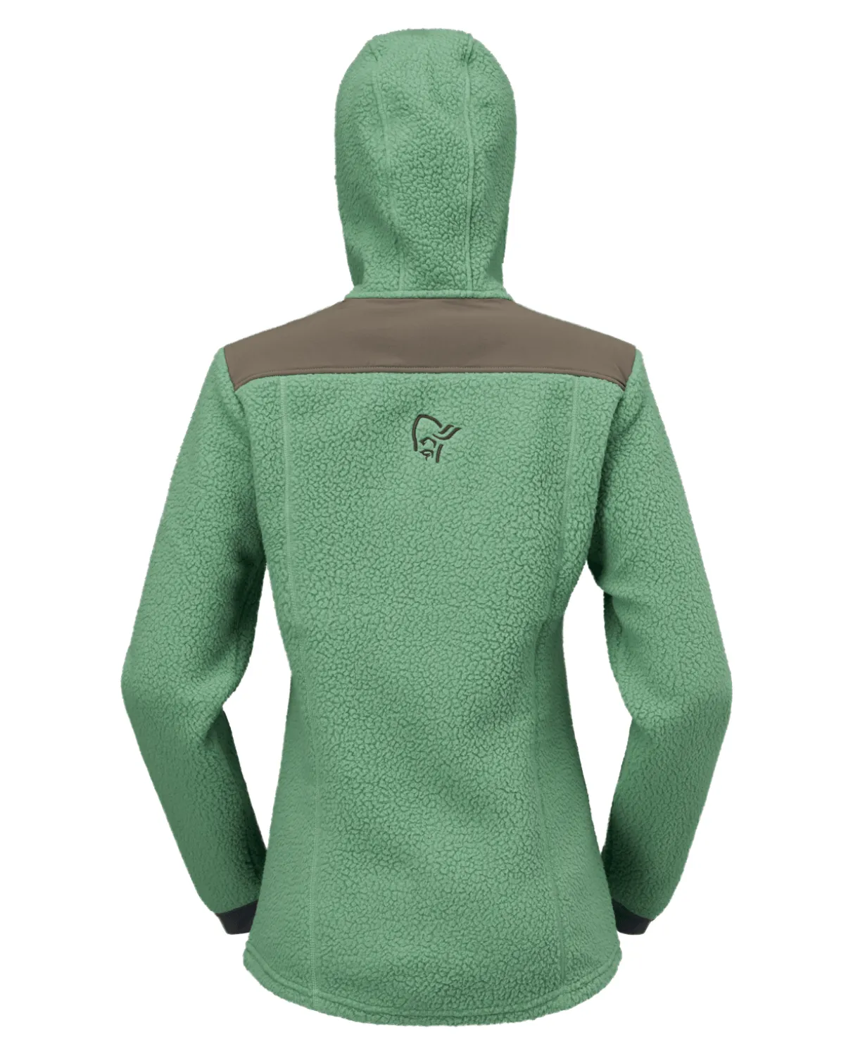 Norröna Women trollveggen warm3 Zip Hood - Dark Ivy