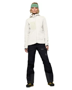 Norröna Women trollveggen warm3 Zip Hood - Whisper White
