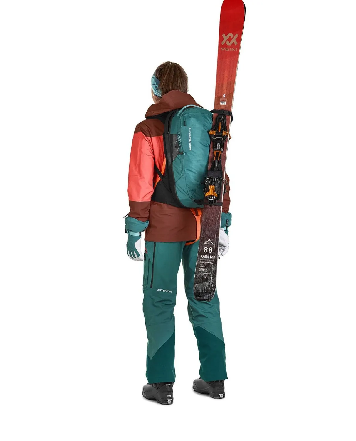 Ortovox Avabag Litric Freeride 16 S Zip - Pacific Green
