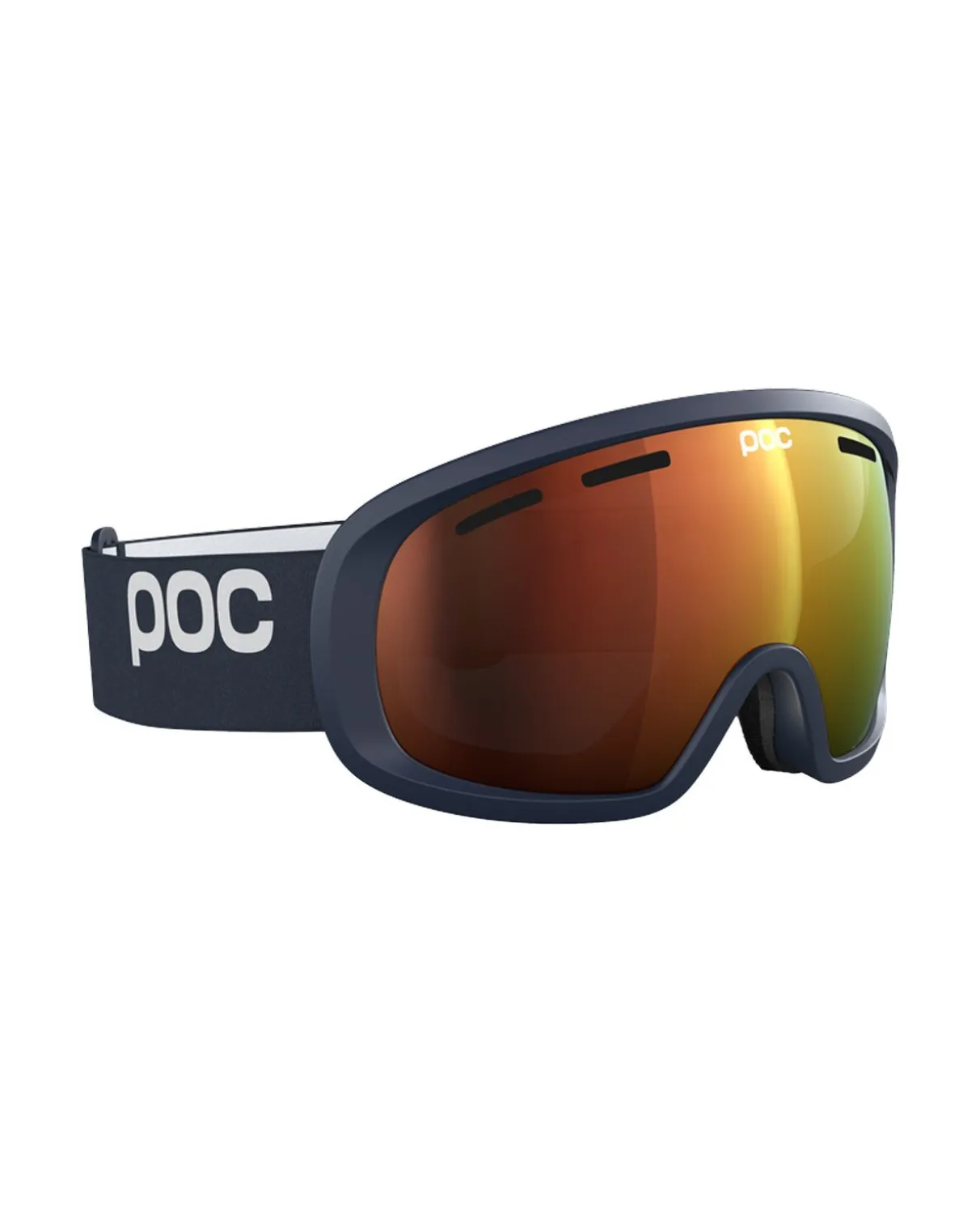 POC Fovea Mid - Apatite Navy/Partly Sunny Orange