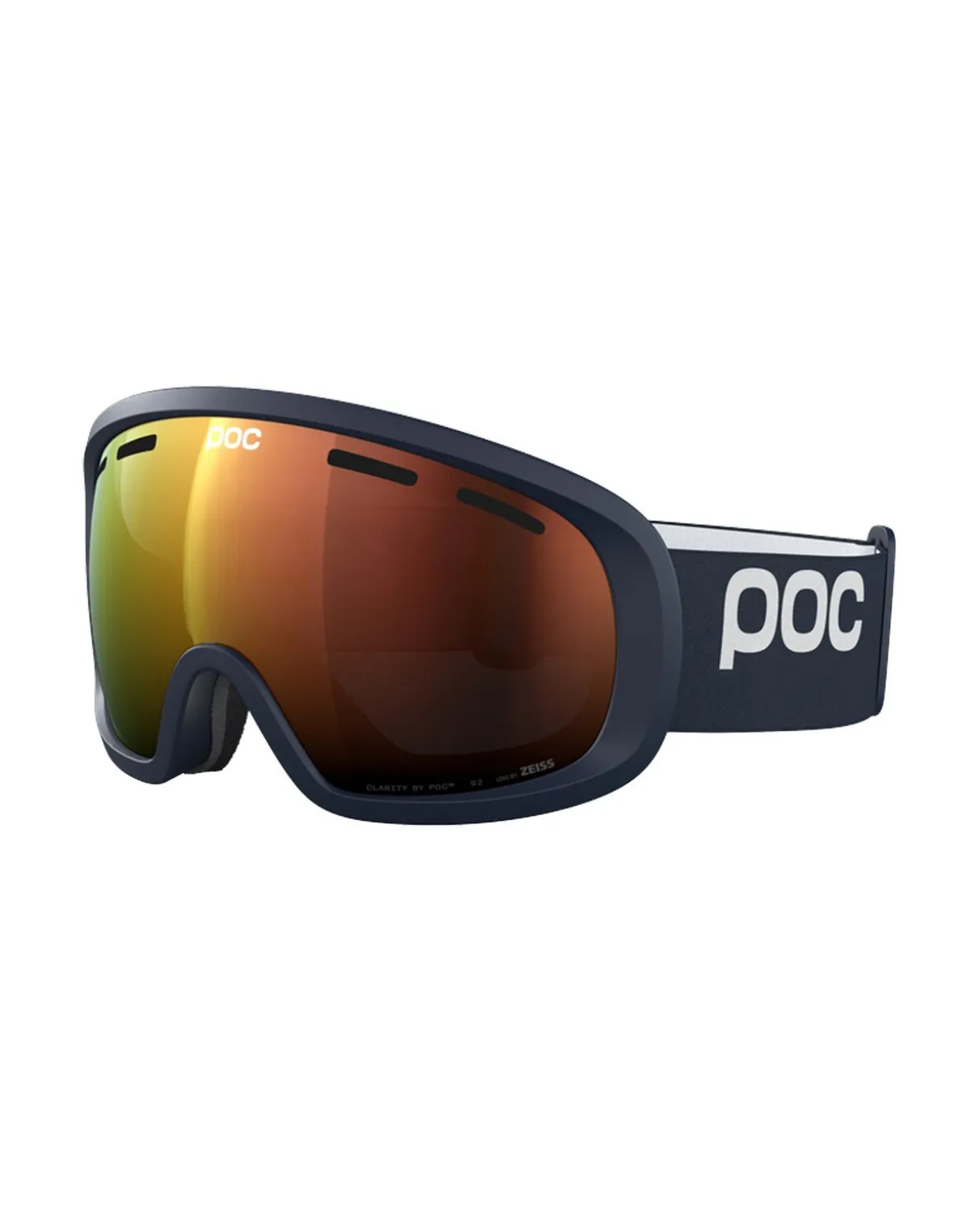 POC Fovea Mid - Apatite Navy/Partly Sunny Orange