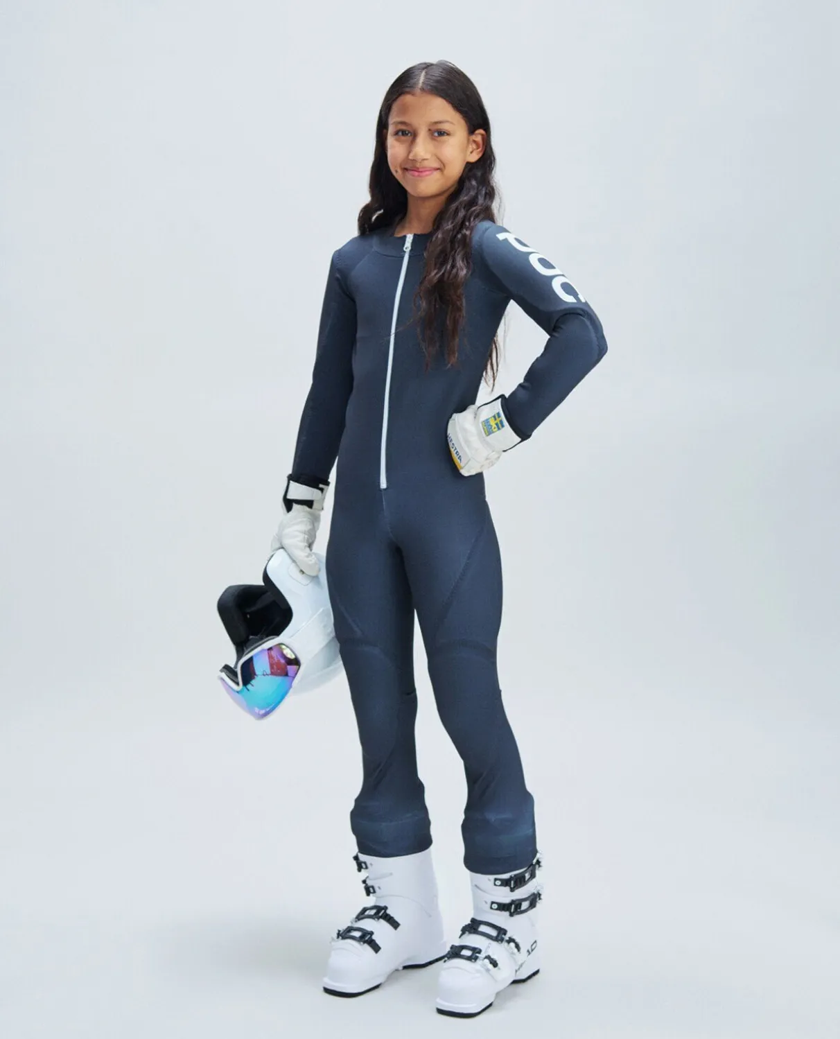 POC Skin GS Junior - Apatite Navy