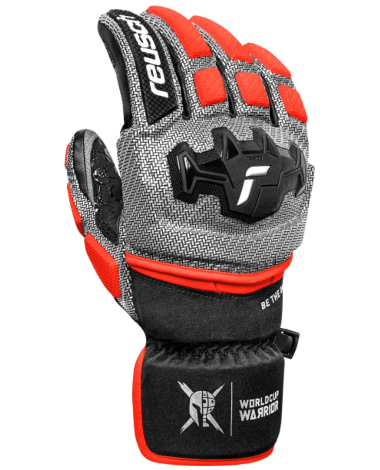 Reusch Worldcup Warrior GS - Black/Silver/Fluo Red