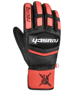 Reusch Worldcup Warrior GS Junior - Black/Silver/Fluo Red