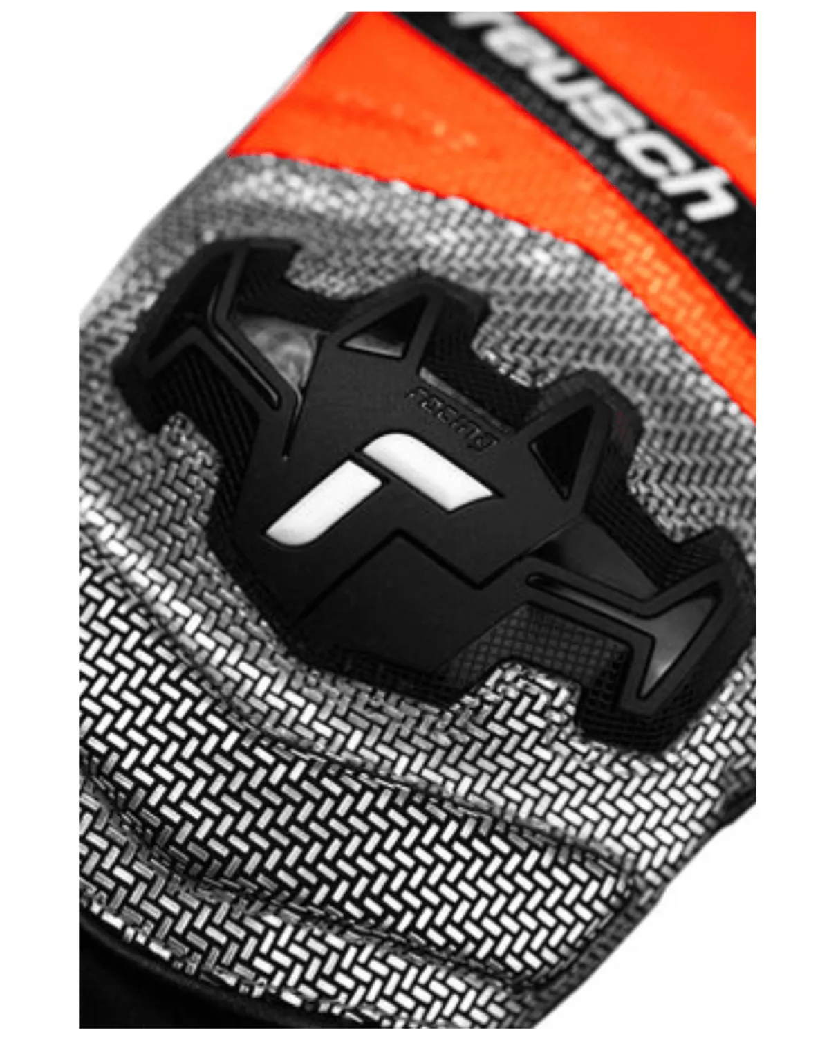 Reusch Worldcup Warrior GS Junior Mitten - Black/Silver/Fluo Red