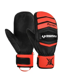Reusch Worldcup Warrior Team Mitten - Black Fluo Red