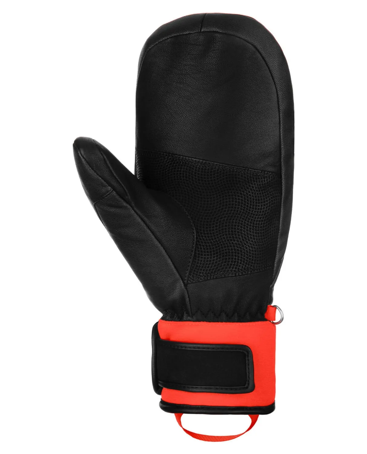 Reusch Worldcup Warrior Team Mitten - Black Fluo Red