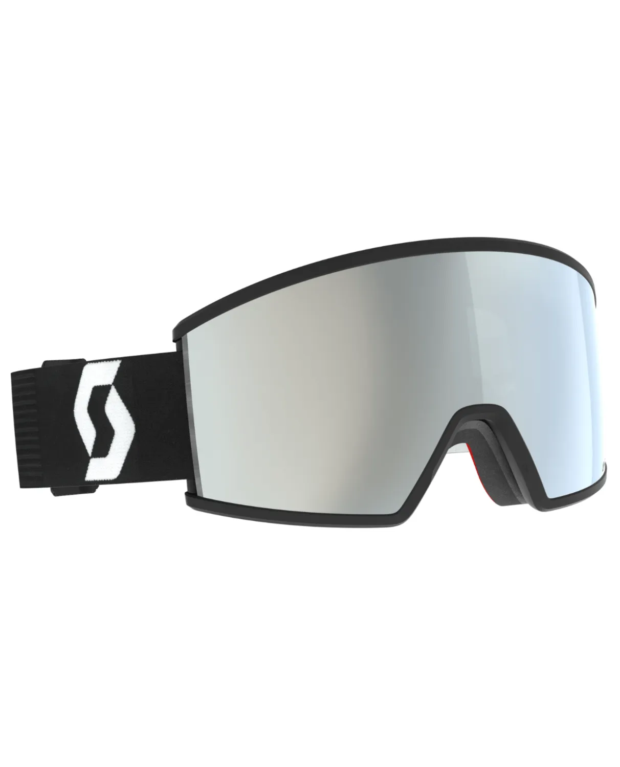Scott Goggle Ambit AMP - Mineral Black/White, White Chrome S2