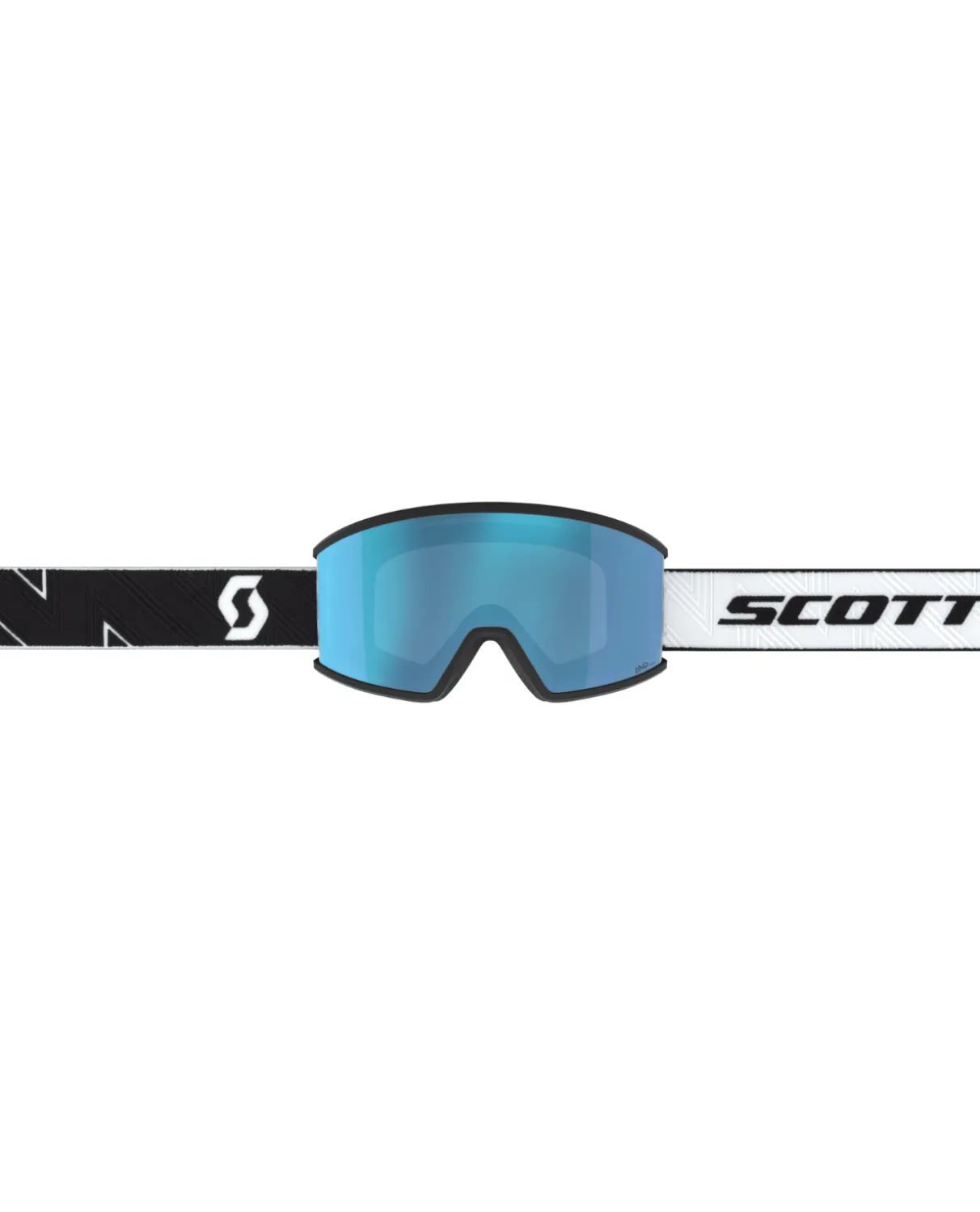 Scott Goggle Ambit Compact AMP - Black/White AMP Aurora Green Chrome S1