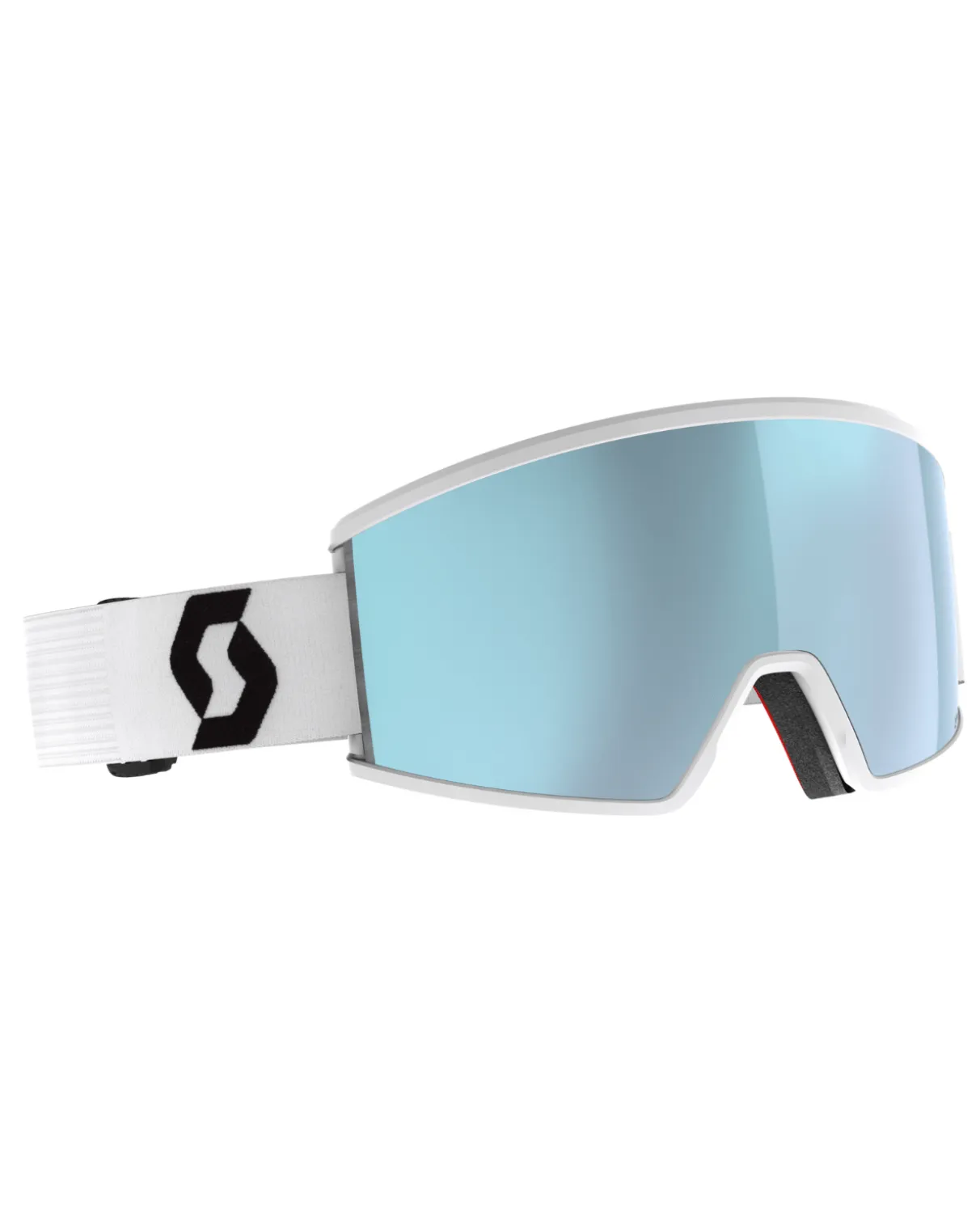 Scott Goggle Ambit Compact AMP - Mineral White/Black, Ice Chrome S2