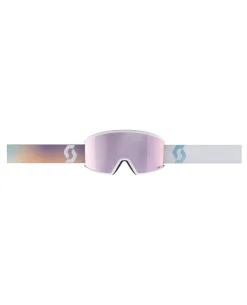 Scott Goggle Ambit Compact AMP - White/Soft Pink, Lavender Chrome S3
