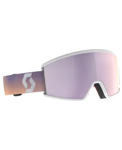 Scott Goggle Ambit Compact AMP - White/Soft Pink, Lavender Chrome S3