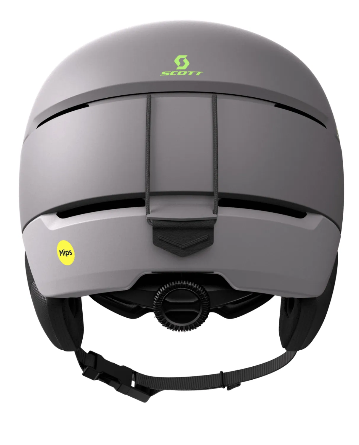 Scott Helmet Flow Mips - Evening Grey/Glow Green