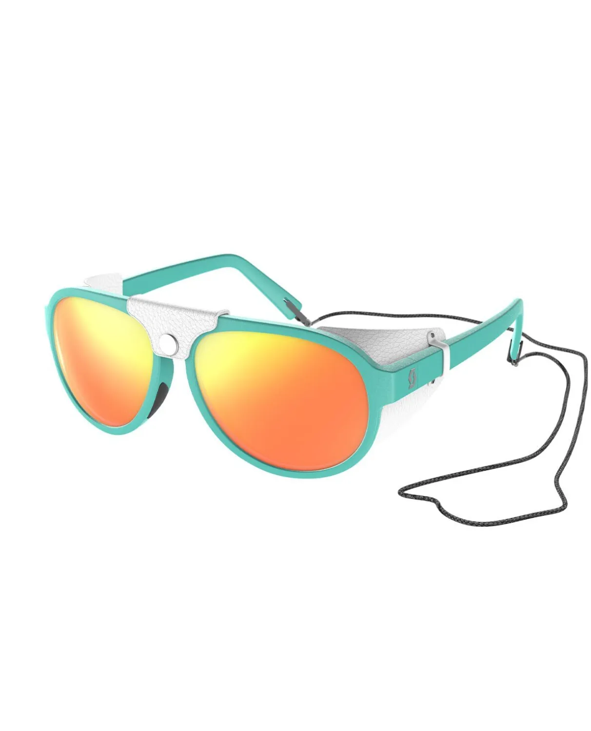 Scott Sunglasses Cervina - Teal Blue White/Red Chrome