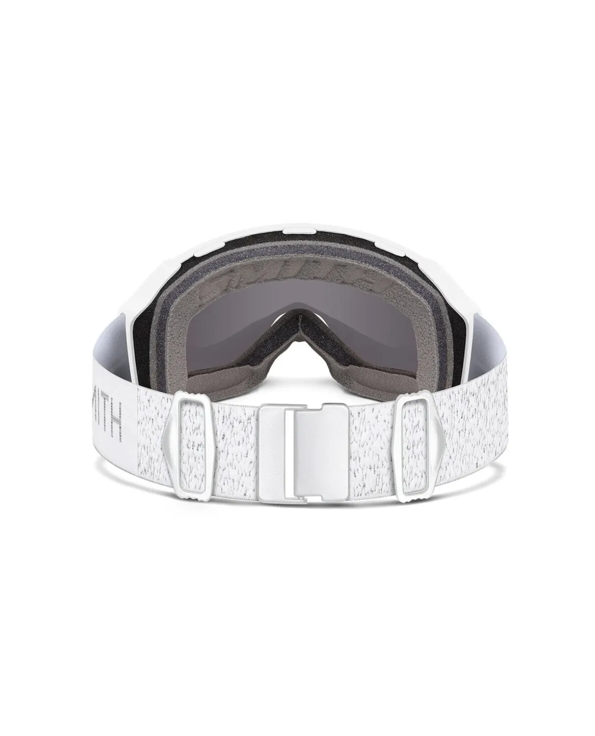 Smith 4D Mag S - White Chunky Knit | Chromapop Sun Platinum Mirror + Extra Lins