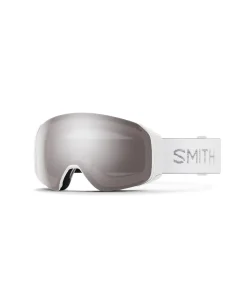 Smith 4D Mag S - White Chunky Knit | Chromapop Sun Platinum Mirror + Extra Lins