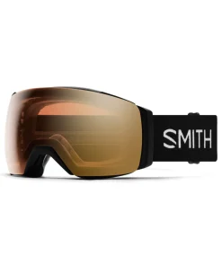 Smith Unisex I/O Mag XL - Black | ChromaPop Pro Photochromic Gold Mirror + Extra Lins