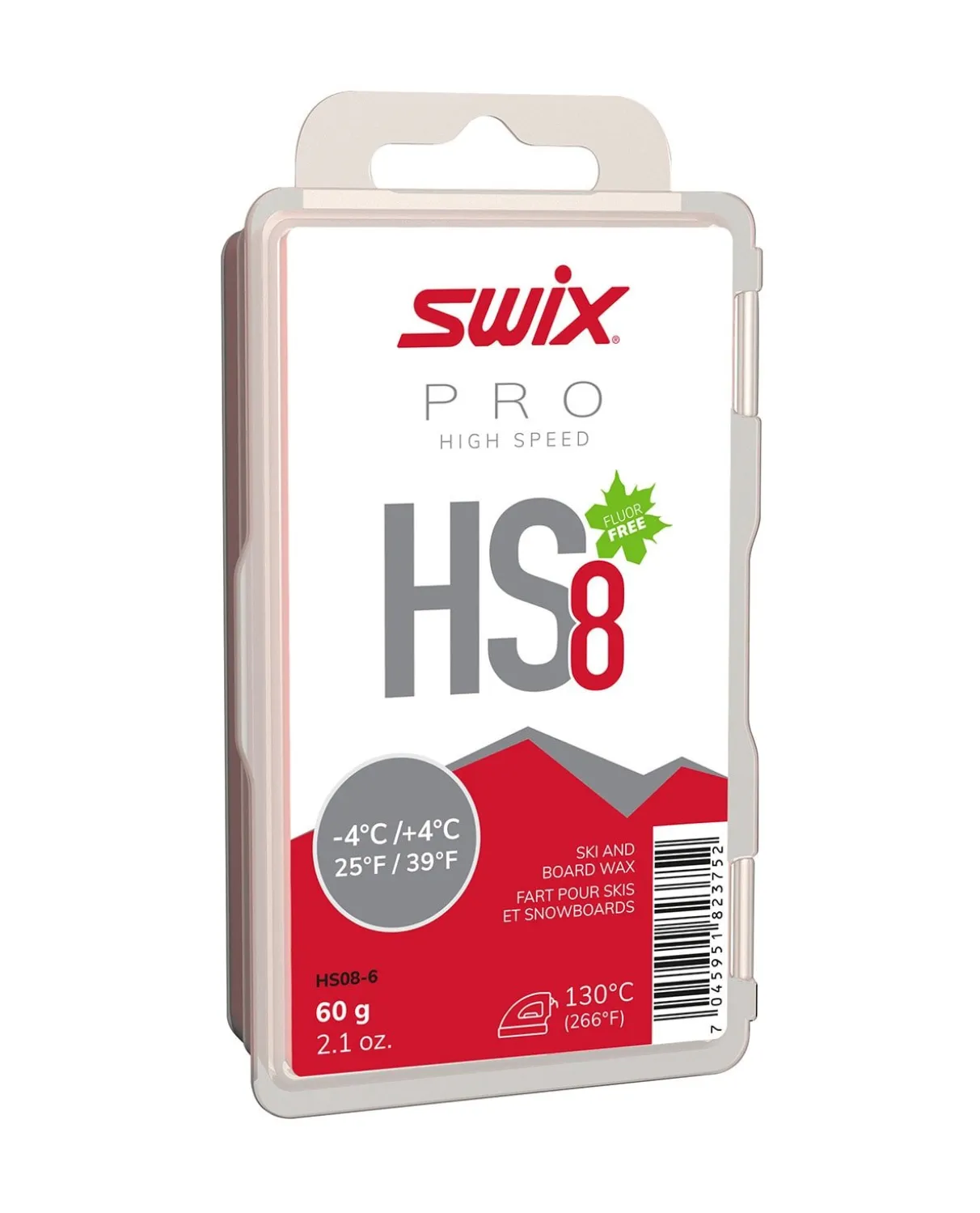 Swix HS8 Red -4°C/+4°C, 60g